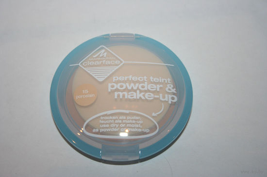 Очищающая антибактериальная ПУДРА для проблемной кожи Manhattan Clearface Perfect Teint Powder & Make Up