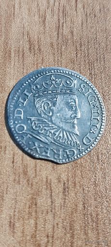 3 гроша Трояк 1595 года. СОХРАН. Торг. Распродажа! Смотрите другие мои лоты