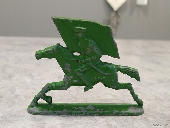 Солдатик конник Минск, солдатик ММЗ на коне с флагом