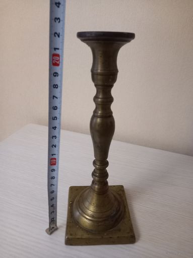 Подсвечник 19век, бронза