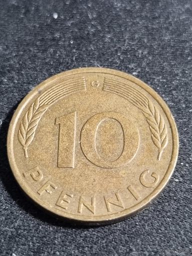 Германия 10 пфеннигов 1979 G