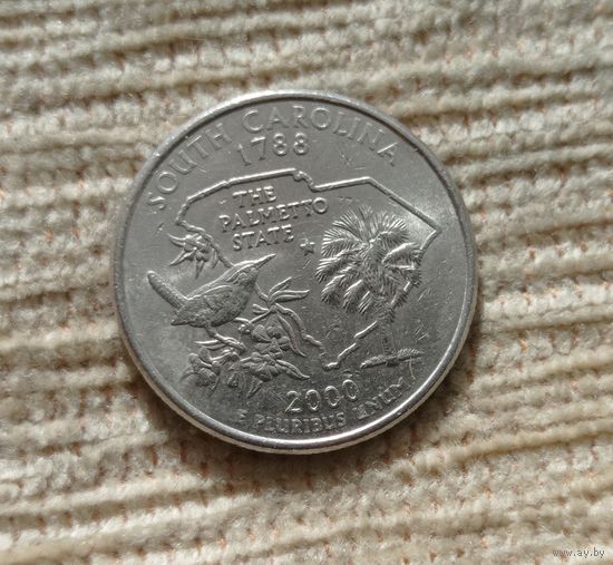 Werty71 США 1 квотер 25 центов 2000 D Южная Каролина