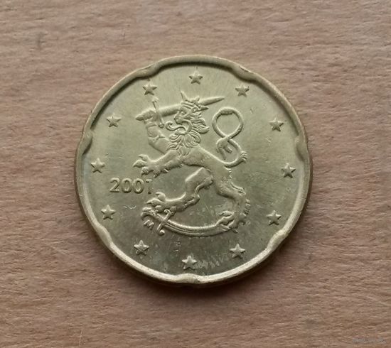 Финляндия, 20 евроцентов 2001 г.