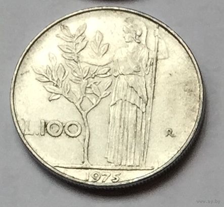 Италия, 100 лир 1975 года