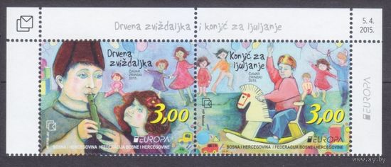 2015 Босния и Герцеговина Мостар 408-409Paar Европа Септ 7,00 евро