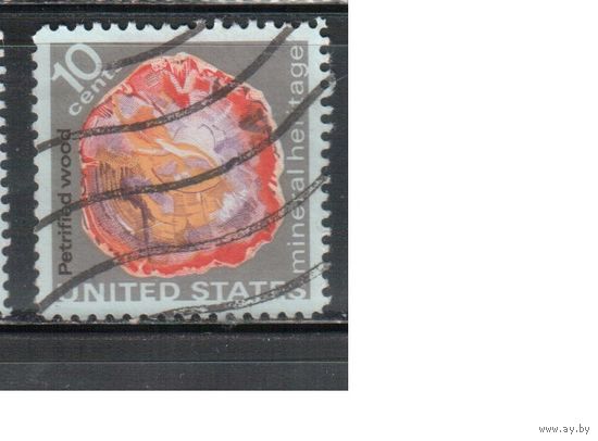 США-1974, (Мих.1146) , гаш. , Минералы
