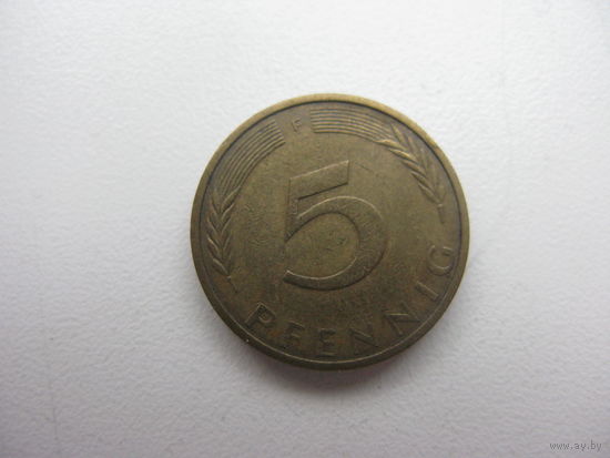 Германия 5 пфеннигов 1975 F