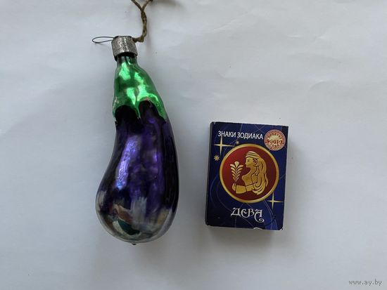 Елочная игрушка Баклажан..