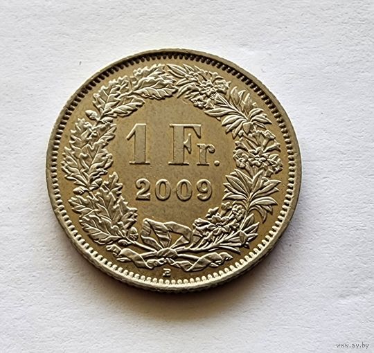 Швейцария 1 франк, 2009