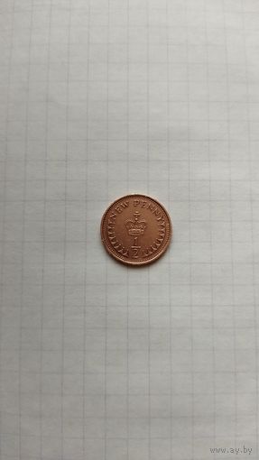 1/2 пенни 1971 г. Великобритания.