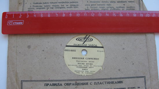 Пластинка ( Н. Сличенко )