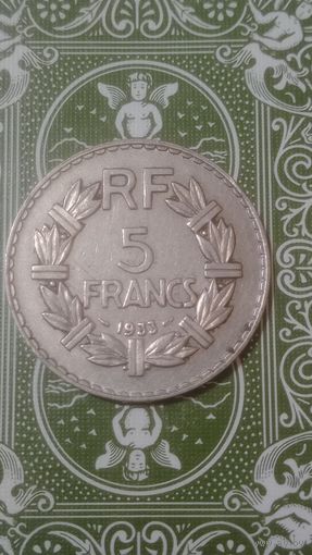 Франция 5 франков 1933