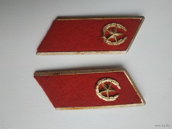 Петлицы с эмблемой, парадные общевойсковые