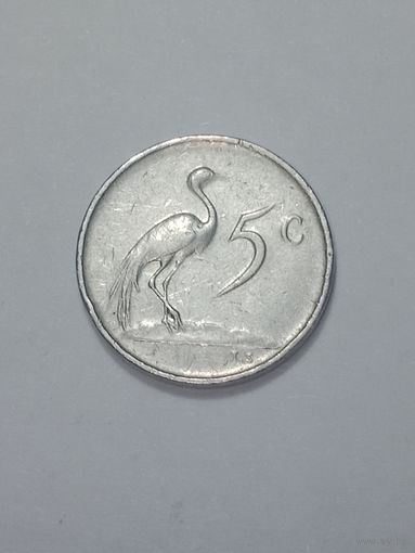 ЮАР 5 центов 1975 года . South - Africa