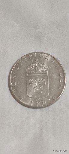 Швеция 1 крон 1990
