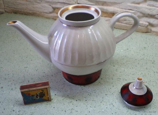 Чайник фарфоровый большой заварочный  СССР