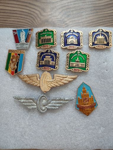 Значки на выбор