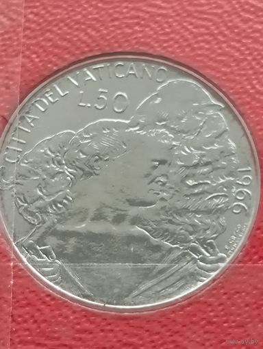 Ватикан. 50 лир 1966 г. папа PAVLVS VI