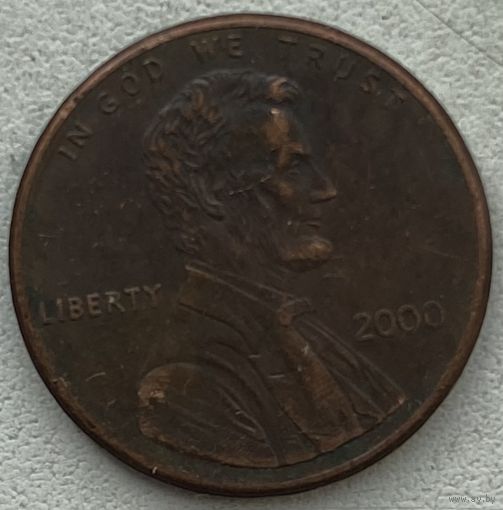 США 1 цент 2000 г.