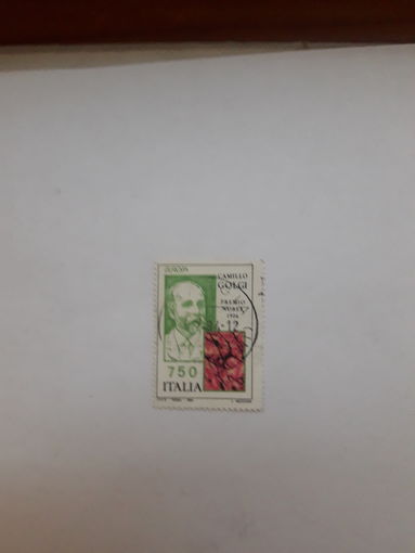 Марки Италия (Лауреат Нобелевской премии по медицине Гольджи 1906)