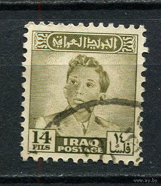 Ирак - 1948/1950 - Король Фейсал II 14F - [Mi.136] - 1 марка. Гашеная.  (LOT Dj20)