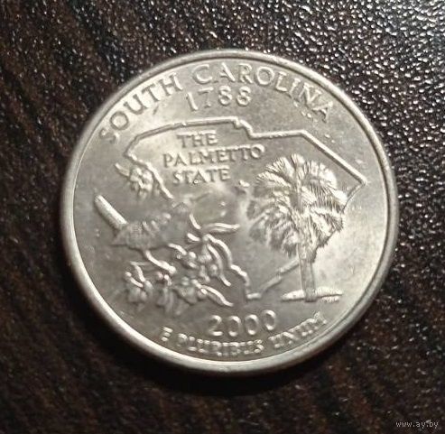 США. 25 центов. 2000. Южная Каролина. D