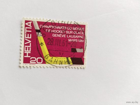 Швейцария 1961  хоккей