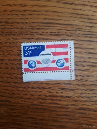 США. Авипочта. 1976г. гашеная