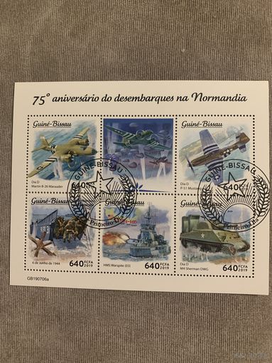 Гвинея-Бисау 2019. Вторая Мировая война. Малый лист