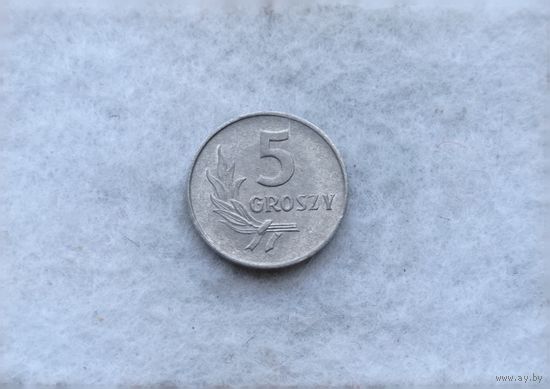 Werty71 Польша 5 грошей 1971 Блеск