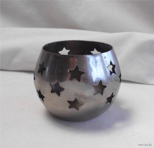 Подсвечник прорезной Звезда Рождество Новый год 02