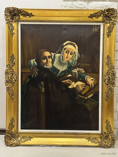 Старинная картина Бельгия