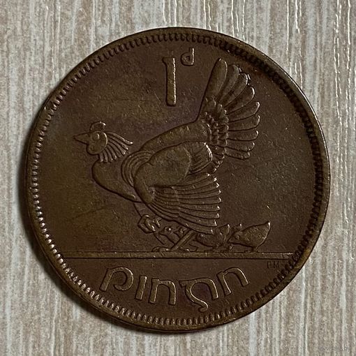 Монета 1 пенни 1941 год. Ирландия.