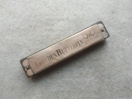 Губная гармошка "GOLDEN BUTTERFLY", Китай.