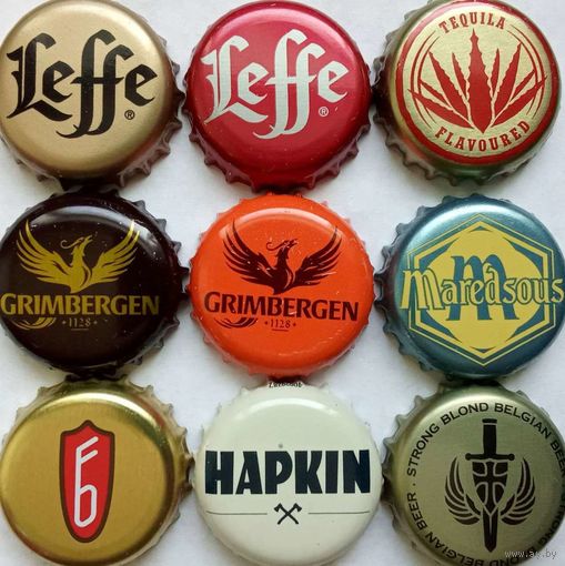 Крышки от пива  16шт(1 большая)