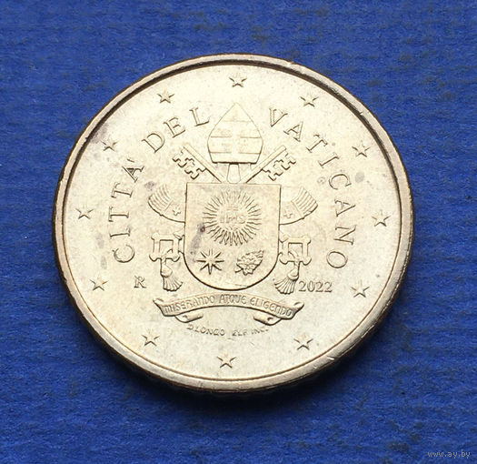 Ватикан 50 евроцентов 2022