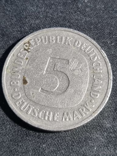Германия (ФРГ) 5 марок 1981 D
