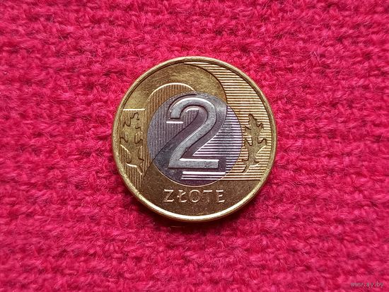 Польша 2 злотых 2024 г.