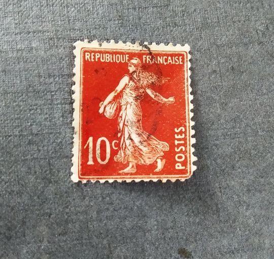 Марка Франция 1906 год Стандарт