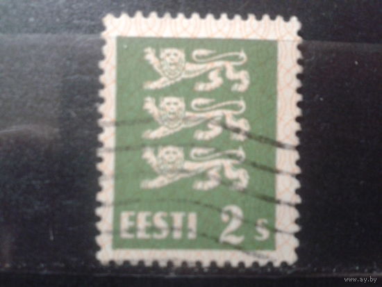 Эстония 1928 стандарт, герб 2с