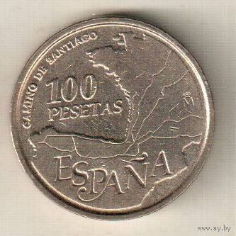 Испания 100 песета 1993 Путь Святого Иакова