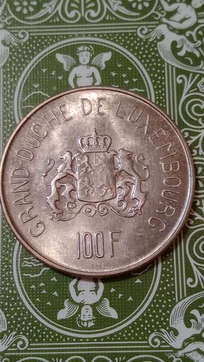 Люксембург 100 франков 1963