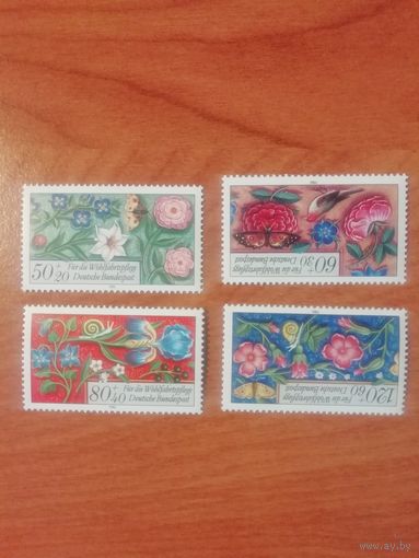 ФРГ 1985 Серия из четырех марок "Миниатюры" (чистая**) Mi:1259-1262 каталог 5.80 евро