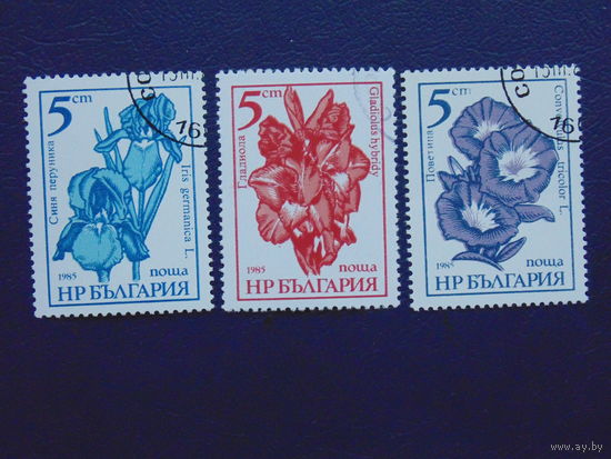 Болгария 1985 г. Цветы.