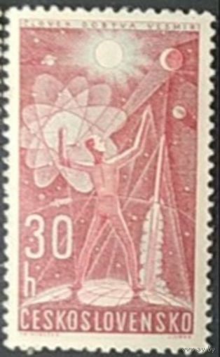 Чехословакия 1962 исследование космоса.  1 из 6