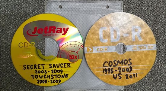 CD MP3 SECRET SAUCER, TOUCHSTONE, COSMOS - 2 CD.
