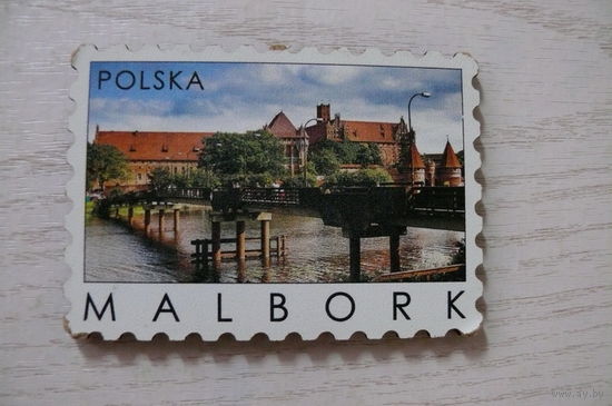 Магнит. Города -- Мальборк, Польша.