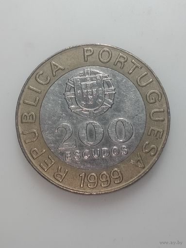 Португалия 200 эскудо 1999 года .