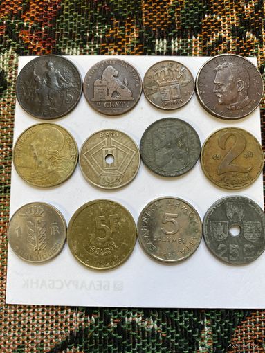 Аукцион с рубля. Сборный лот монет