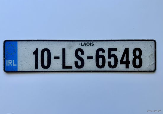 Номерной знак. Ирландия.